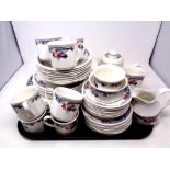 53 pieces of Royal Doulton Autumn's Glory china,