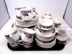 53 pieces of Royal Doulton Autumn's Glory china,