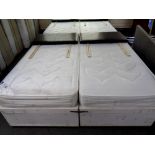 A pair of SKS Sapphire Orthopedic 3' divan sets (zipped together to make 6' bed)