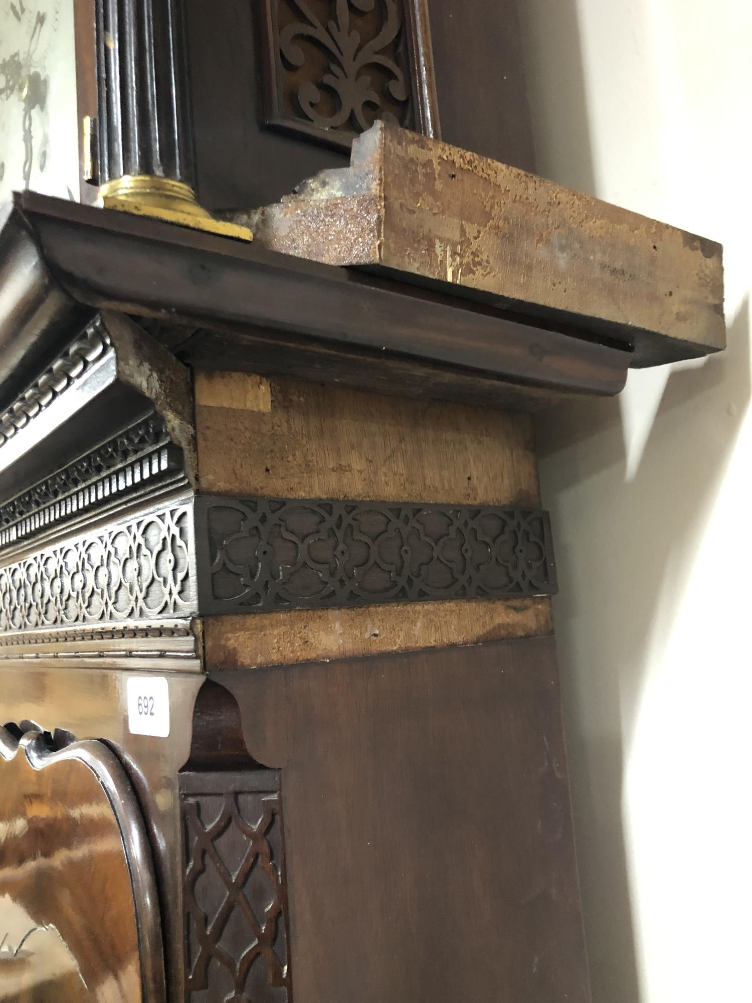 A fine 18th century longcase clock by Joshua Hewlett, Bristol. - Image 10 of 34