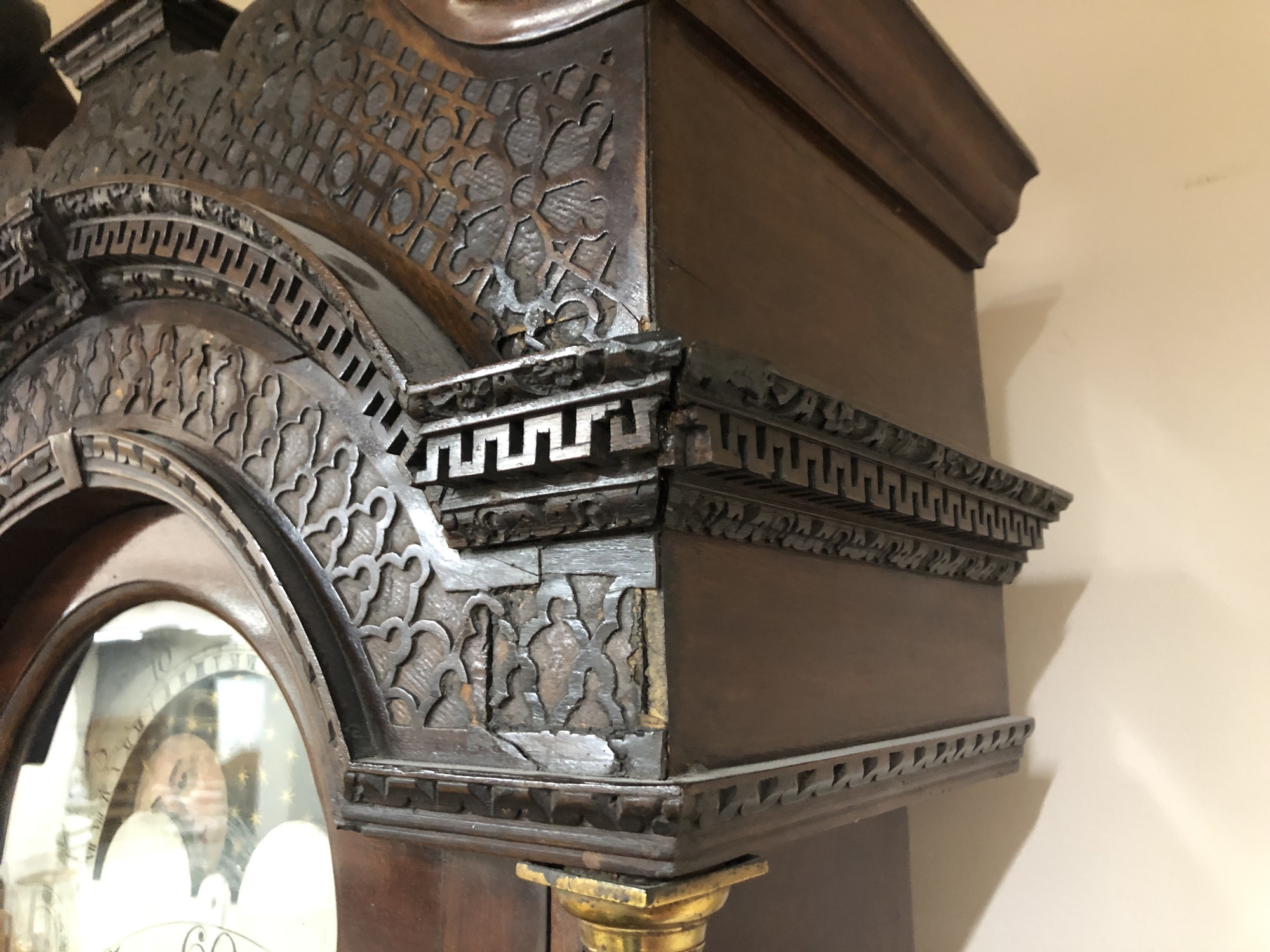 A fine 18th century longcase clock by Joshua Hewlett, Bristol. - Image 15 of 34