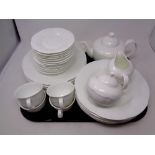 A tray containing 34 pieces of Villeroy and Boch bone china,