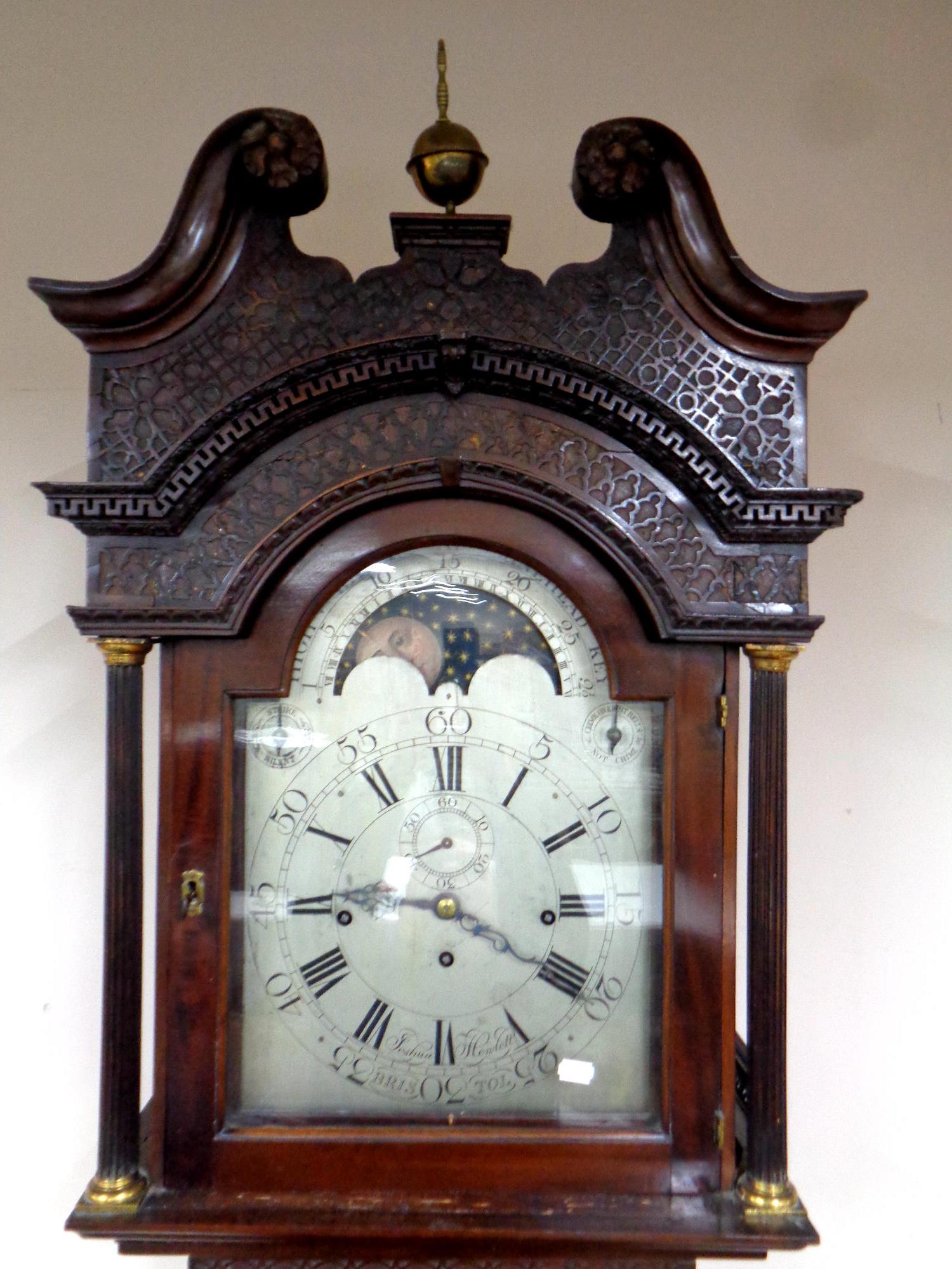 A fine 18th century longcase clock by Joshua Hewlett, Bristol. - Image 2 of 34