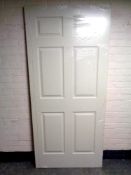 A Premdorr interior door, white, height 205 cm,