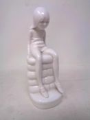 A Spode figure of Jane by Pauline Shone