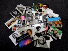 A large quantity of ephemera and film memorabilia, press photographs,