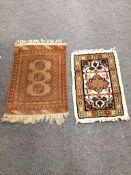 Two prayer mats