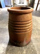 A 20th century terracotta chimney pot