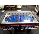 A 20th century coin operated football table,