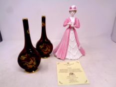 A Coalport figure, Emily, limited edition 4300 of 5000,