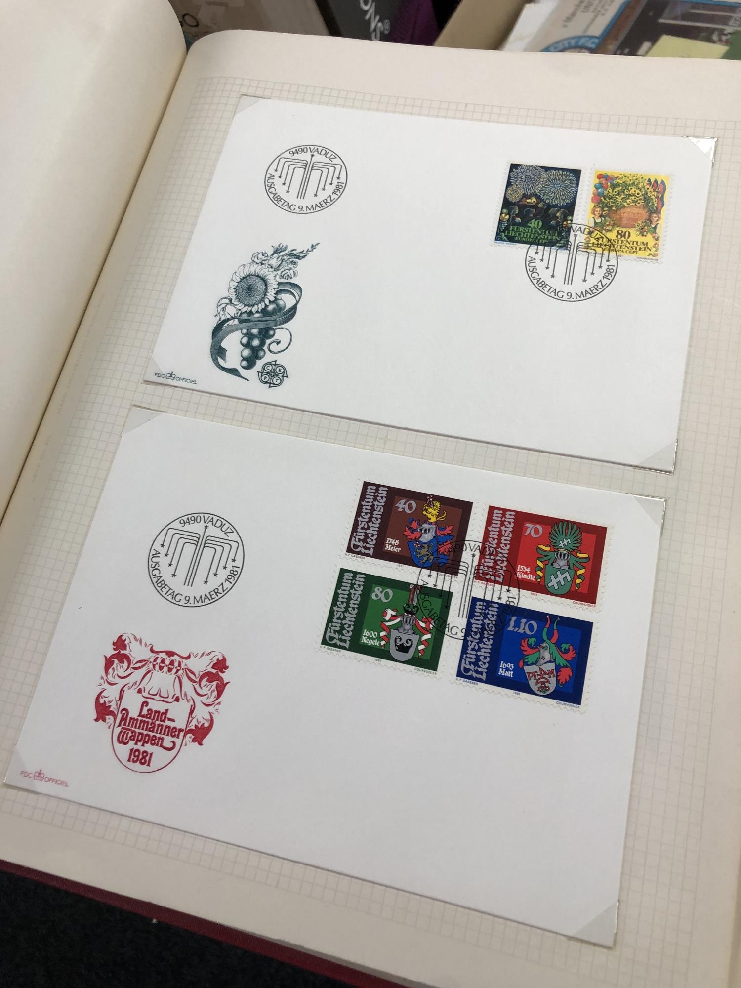 A box containing a quantity of stamp albums, - Image 2 of 7