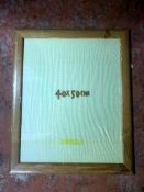 Five large Xenos frames in wooden finish, 40 cm x 50 cm, all brand new and still wrapped.