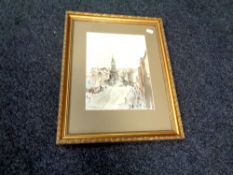 Peter Knox : Watercolour drawing depicting Berwick,