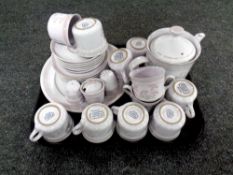 A quantity of Denby Brittany coffee and teaware