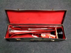 A Boosey and Hawkes Emperor trombone in case