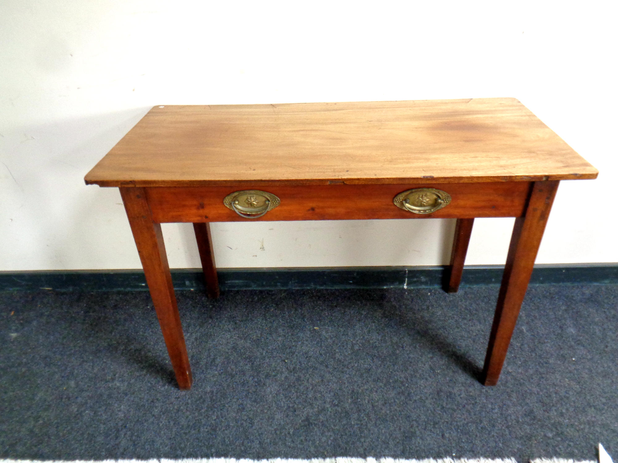 A 19th century mahogany side table,