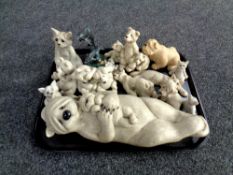 A collection of Quarry Critters figures,