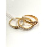 An 18ct yellow gold diamond half eternity ring, size L/M, 2.