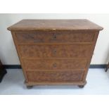 A 19th century four drawer chest (as found)