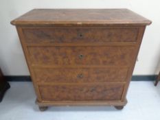 A 19th century four drawer chest (as found)