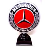A Mercedes display logo