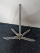 A 12 kg boat anchor