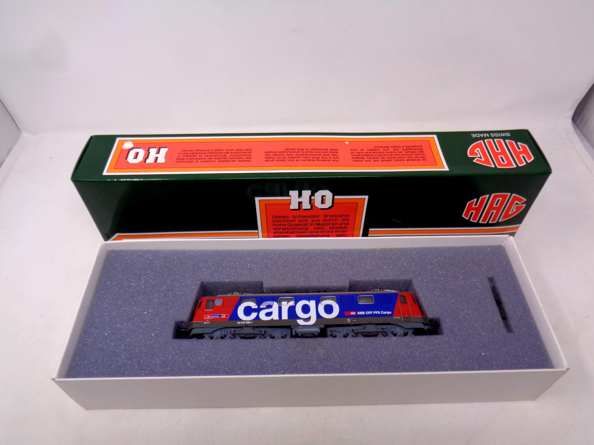 A HAG HO Scale SBB CFF FFS Cargo locomotive,