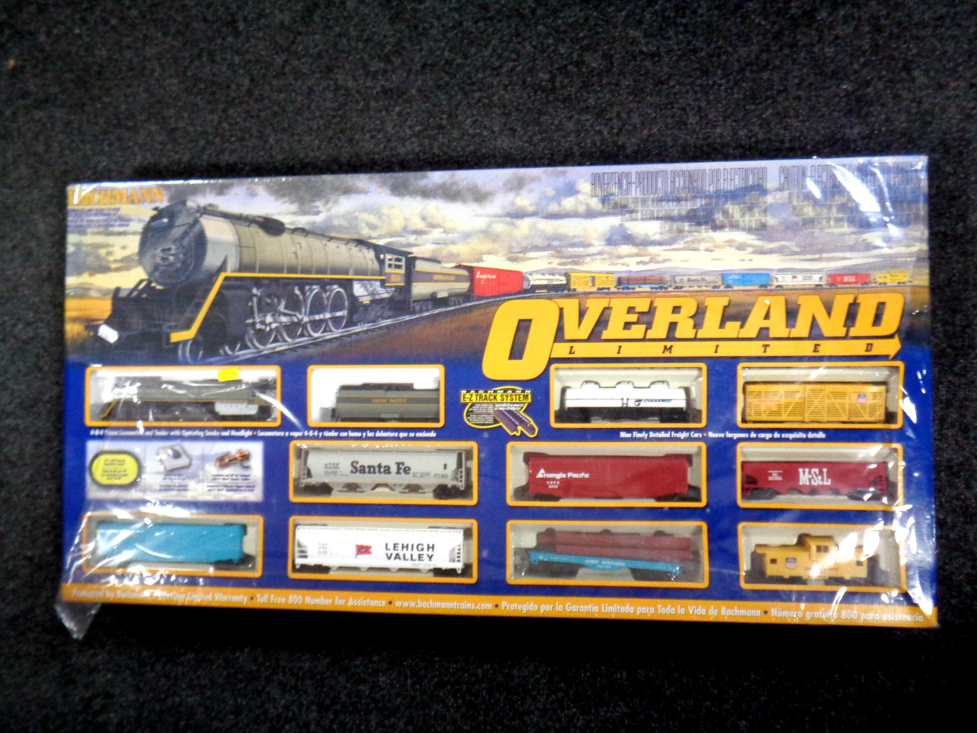 A Bachmann Overland Limited train set,