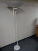 A mid 20th century metal floor lamp (continental wiring)