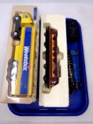 A tray containing a Hornby Diesel Class 90029 locomotive together with a further 6017 King Edward