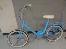 A 20th century folding lady's bicycle