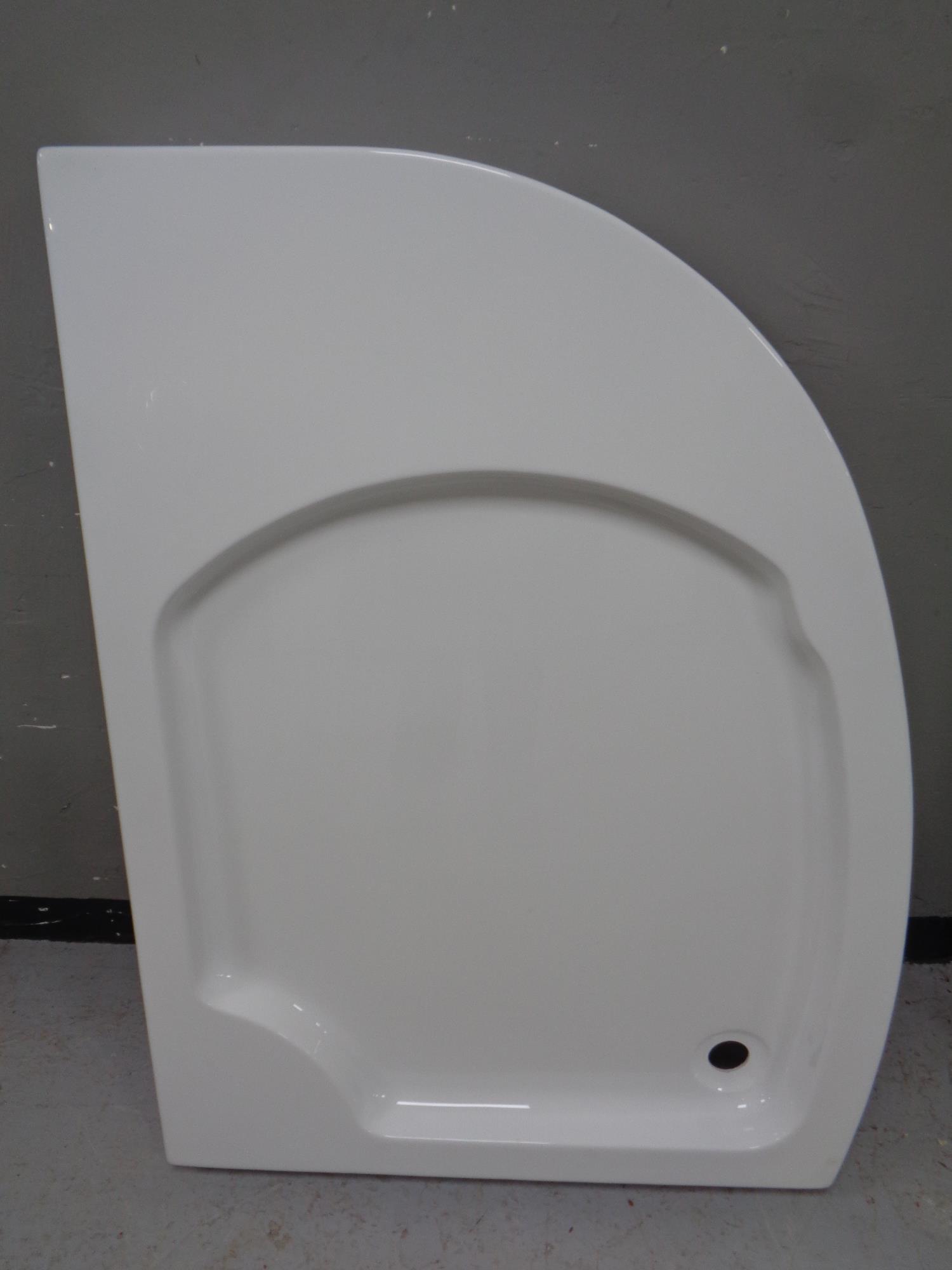 A 1200 mm corner shower tray