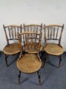 Four Ibex kitchen chairs