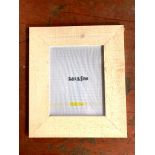 Ten Xenos rustic white wooden block frames, 20 cm x 25 cm, all brand new and still wrapped.