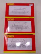 Three Hornby 00 Gauge scale locomotives, R3292 BR Black 0-4-0 Hornby Collector Club Loco 2014,