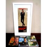 James Bond: Japanese day bill for 'Live and Let die' mounted and framed with Live and Let Die,