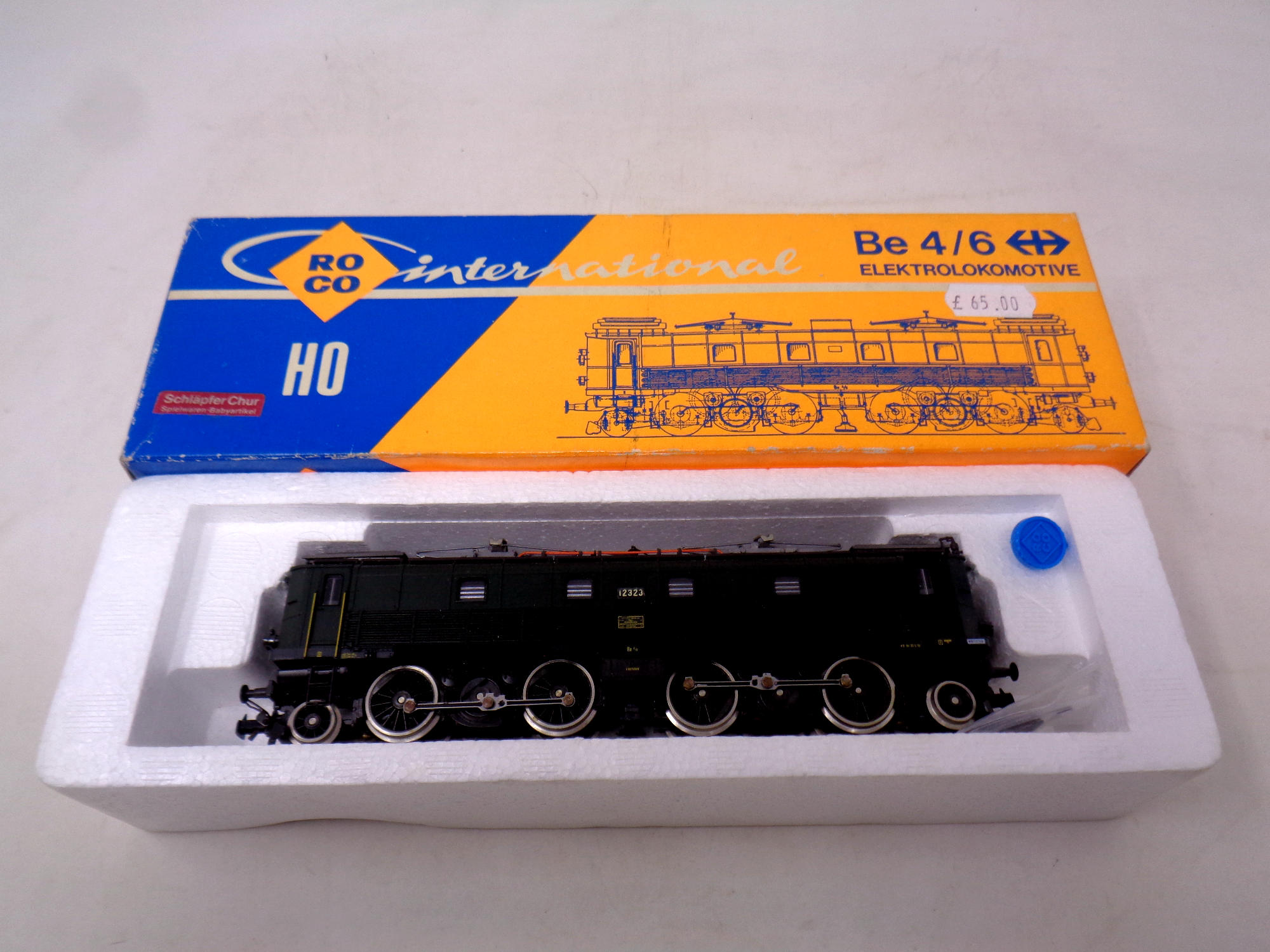 A Roco 04191A continental HO Scale BE 4/6 Elektrolokomotive,