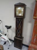 A reproduction longcase clock