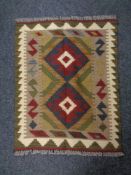 A Maimana Kilim rug,