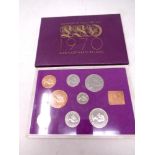 A 1970 coins of Great Britain coin set