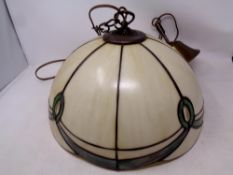 An Art Deco style light shade