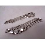 Two silver bracelets