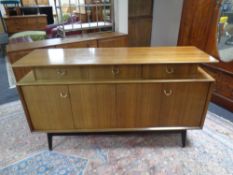 A mid 20th century teak G plan E Gomme sideboard,