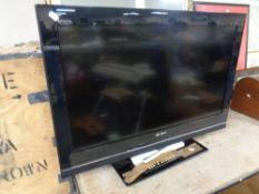 A Sony Bravia 32'' LCD TV with remote