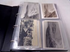 An album containing early 20th century and later Tourist and Location postcards