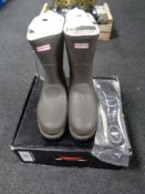 A pair of Hunter rigger boots, size 13 (new with tags),