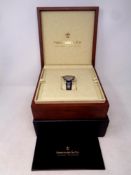 A Dreyfuss & Co Swiss gent's 1953 Series quartz wristwatch on leather strap,