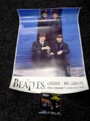 Beatles poster and DVD - 20th century Beatles at the London palladium poster (1963) 28.5x20.