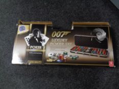 A 007 limited edition luxury poker set No.