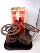 A vintage Tilley storm light, boxed,